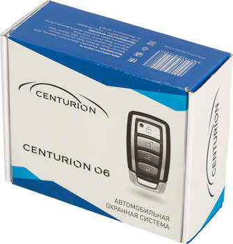 Сигнализация автомобильная Centurion Автосигнализация 6 без обратной связи брелок без ЖК дисплея