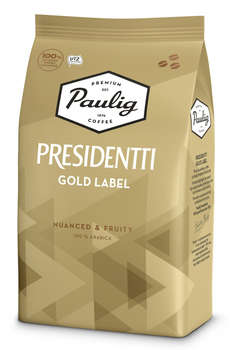 Кофе Paulig зерновой Presidentti Gold Label 1000г.