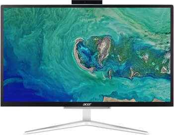 Моноблок Acer Aspire C22-820 21.5" Full HD PS J5040 4Gb SSD256Gb UHDG 605 Endless GbitEth WiFi BT 65W клавиатура мышь Cam серебристый/черный 1920x1080 DQ.BDZER.00E