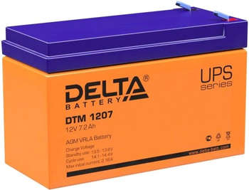 Аккумулятор для ИБП Delta DTM 1207 Battary replacement APC RBC2,RBC22,RBC23,RBC48,RBC113,RBC123,RBC132,SYBT5 12A, 7.2AH, 151мм/65мм/100мм