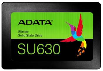 Накопитель SSD ADATA SU630 SSD 1.92TB, 3D QLC, 2.5", SATAIII, R520/W450, TBW 400 ASU630SS-1T92Q-R