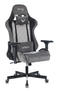 Игровое кресло VIKING 7 KNIGHT GR Fabric серый Loft ромбик текстиль/эко.кожа с подголов. крестовина металл