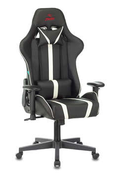 Игровое кресло VIKING ZOMBIE A4 черный/белый искусственная кожа