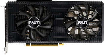 Видеокарта Palit RTX3060 DUAL OC 12G NVIDIA GeForce RTX 3060 12288Mb 192 GDDR6 1320/15000/HDMIx1/DPx3/HDCP Ret NE63060T19K9-190AD