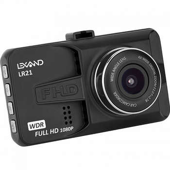 Автомобильный видеорегистратор LEXAND Видеорегистратор LR21 черный 2Mpix 1080x1920 1080p 140гр. AX3281