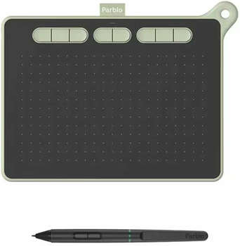 Графический планшет PARBLO Ninos M USB Type-C черный/зеленый