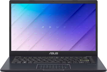 Ноутбук ASUS E410MA-EB009R 14"/4096Mb/128PCISSDGb/noDVD/Int:Intel UHD Graphics/Cam/BT/WiFi/war 1y/1.3kg/Peacock Blue/W10Pro + Support NumberPad / (90NB0Q11-M19640)