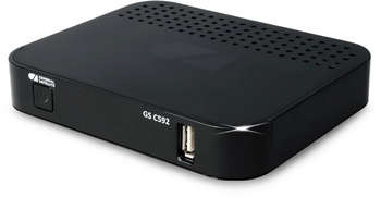 Телевизионная антенна ТРИКОЛОР Комплект спутникового телевидения Ultra HD GS B622L/С592 черный