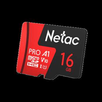Карта памяти Netac MicroSD card P500 Extreme Pro 16GB, retail version w/SD adapter NT02P500PRO-016G-R