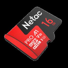 Карта памяти Netac MicroSD P500 Extreme Pro 16GB, Retail version card only NT02P500PRO-016G-S
