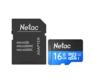 Карта памяти Netac MicroSD card P500 Standard 16GB, retail version w/SD adapter NT02P500STN-016G-R