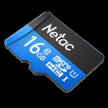 Карта памяти Netac MicroSD card P500 Standard 16GB, retail version card only NT02P500STN-016G-S
