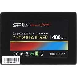 Накопитель SSD Silicon Power SSD 480Gb S55 SP480GBSS3S55S25 {SATA3.0, 7mm}