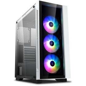 Корпус DEEPCOOL MATREXX 55 V3 ADD-RGB WH 3F ATX, RGB ATX, RGB strip, Стекл. фронтальная и боковая панели, 3RGB fans,Без БП (DP-ATX-MATREXX55V3-AR-WH-3F)