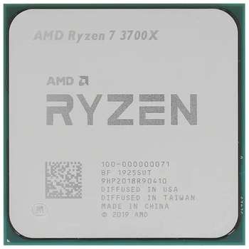 Процессор AMD Ryzen 7 3700X OEM {3.6GHz up to 4.4GHz/8x512Kb+32Mb, 8C/16T, Matisse, 7nm, 65W, unlocked, AM4} 100-000000071