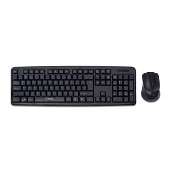 Клавиатура CBR KB SET 710, Комплект  проводной, USB, длина кабеля 1,8 м; клавиатура: полноразмерная, 104 клавиши; мышь: оптическая, 1000 dpi, 3 кнопки и колесо прокрутки