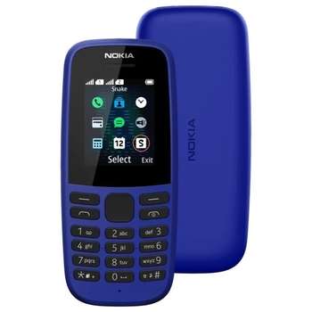 Смартфон Nokia 105 SS Blue [16KIGL01A13]