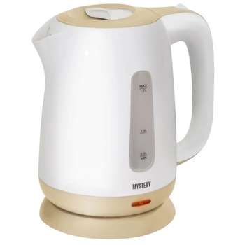 Чайник/Термопот MYSTERY MEK-1637 Чайник, Мощность: 1800Вт, Объём 1,7 л., Цвет: Белый/Бежевый