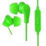 Наушники Perfeo внутриканальные c микрофоном ALPHA зеленые