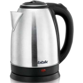 Чайник/Термопот BBK EK1760S  Чайник,1.7л, 2200Вт, нержавеющая сталь/черный