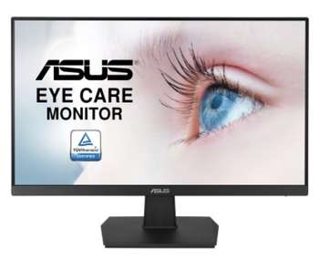 Монитор ASUS LCD 23.8" VA24EHE черный {IPS 1920x1080 75Hz 5ms 8bit 178/178 250cd 1000:1 16:9 D-Sub DVI HDMI VESA} 90LM0560-B01170