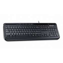 Клавиатура Microsoft "Wired Keyboard 600" ANB-00018, 104+5кн., водостойкая, черный