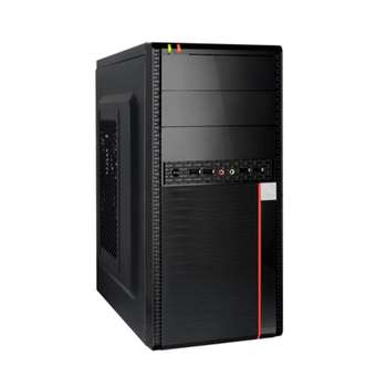 Корпус EXEGATE EX284036RUS Minitower BA-204U Black, mATX, <AA450, 80mm>, 2*USB+2*USB3.0, Audio