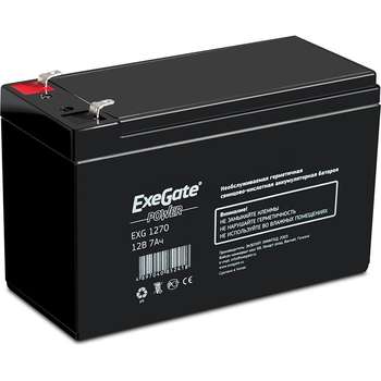 Аккумулятор для ИБП EXEGATE EP129858RUS Аккумуляторная батарея DTM 1207