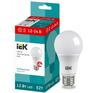 Лампа IEK LLE-A60-12-12-24-40-E27 LED A60 шар 12Вт 12-24В 4000К E27