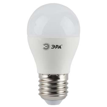 Лампа ЭРА Б0020550 Лампочка светодиодная STD LED P45-7W-827-E27 E27 / Е27 7Вт шар теплый белый свет