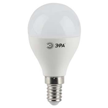 Лампа ЭРА Б0029042 Лампочка светодиодная STD LED P45-9W-840-E14 E14 / Е14 9Вт шар нейтральный белый свет