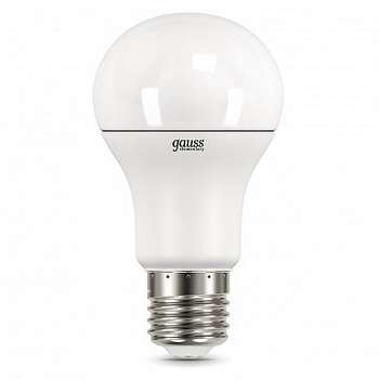Лампа GAUSS 23225 Светодиодная LED Elementary A60 15W E27 1450lm 4100K 1/10/50 0