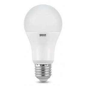 Лампа GAUSS 23219 Светодиодная LED Elementary A60 20W E27 1520lm 3000K 1/10/40 0