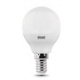 Лампа GAUSS 53210 Светодиодная LED Elementary Шар 10W E27 880lm 3000K 1/10/100 0