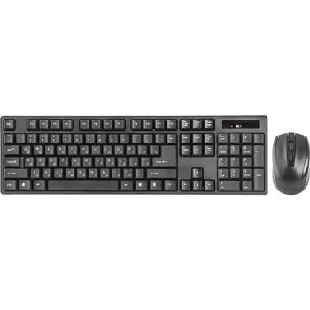 Клавиатура DEFENDER + мышь C-915 RU  Black USB [45915] {Беспроводной набор, полноразмерный}
