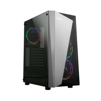 Корпус Zalman S4 Plus, без БП, боковое окно , черный, ATX