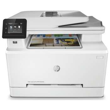 Лазерный принтер HP M283fdn A4 Duplex Net WiFi белый/серый 7KW74A#B19