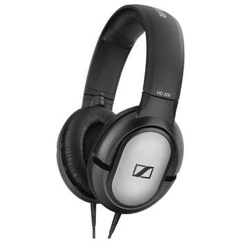 Наушники Sennheiser HD 206 {накладные закрытые 21-18000Гц 3м gold 3.5мм адаптер на 6.3мм 108дБ}