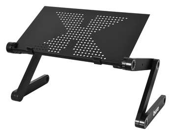 Компьютерный стол BURO Стол для ноутбука BU-807 столешница металл черный 42x48x26см