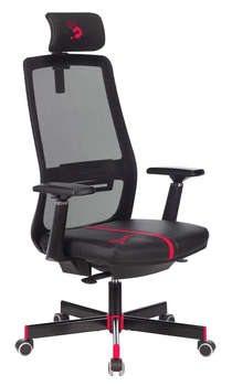 Игровое кресло A4TECH Кресло игровое Bloody GC-900 черный сетка с подголов. крестов.