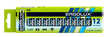 Аккумулятор ERGOLUX Батарея Alkaline LR6 BP-12 AA 2700mAh  коробка