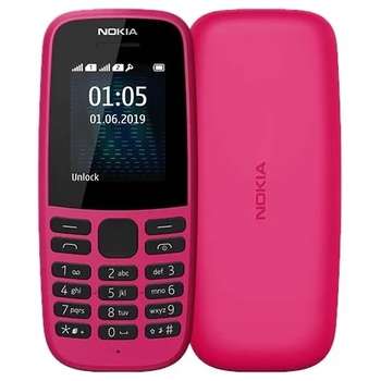 Смартфон Nokia 105 SS Pink [16KIGP01A13]