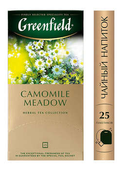 Чай Greenfield Camomile Meadow травяной ромашка 25пак. карт/уп.