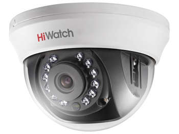 Камера видеонаблюдения HiWatch аналоговая DS-T201 3.6-3.6мм HD-CVI HD-TVI цв. корп.:белый