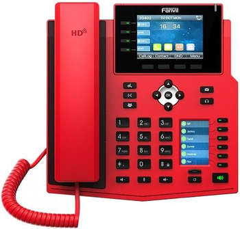 VoIP-оборудование FANVIL Телефон IP X5U-R красный