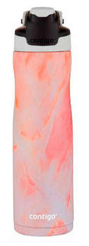 CONTIGO Термос-бутылка Couture Chill 0.72л. белый/розовый