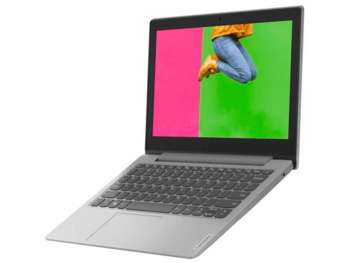 Ноутбук Lenovo IdeaPad 1 11ADA05 11.6'' HD/AMD Athlon 3050e 1.40GHz Dual/4GB/128GB SSD/Integrated/WiFi/BT4.2/HD Web Camera/microSD/7,3 h/1,2 kg/DOS/1Y/PLATINUM GREY 82GV003TRK