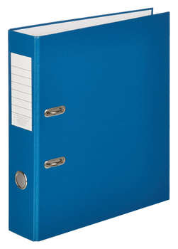 Папки и файлы NONAME Папка-регистратор 1394489 A4 80мм ПВХ/бумага синий без. окант.