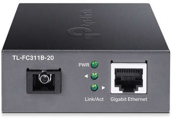 Медиаконвертер TP-LINK FC311B-20 WDM 1000Mbit RJ45 до 2km