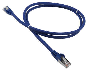 Патч-корд LANMASTER LAN-PC45/S5E-5.0-BL FTP RJ-45 вил.-вилка RJ-45 кат.5E 5м синий LSZH